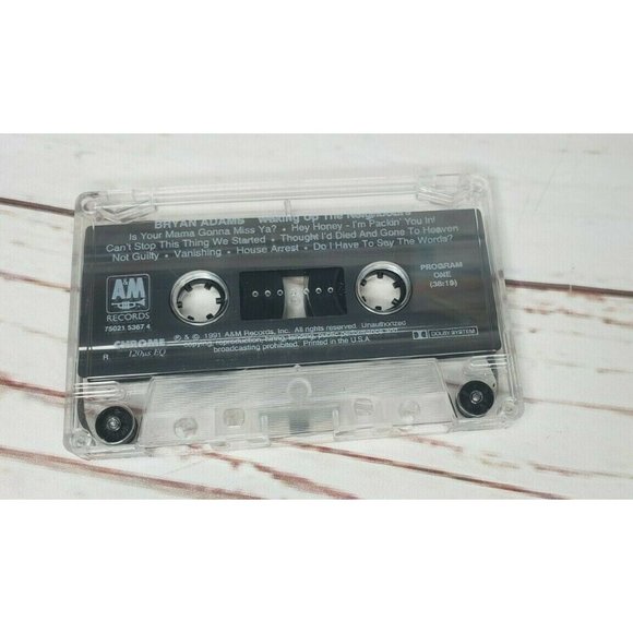 Bryan Adams Waking Up The Neighbors Cassette Tape Tested - Picture 5 of 6